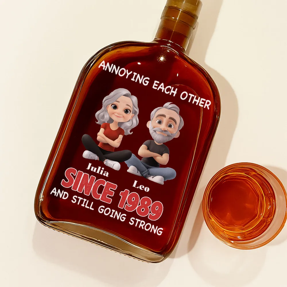 Forever In Love - Personalized Custom Spirits Decanter
