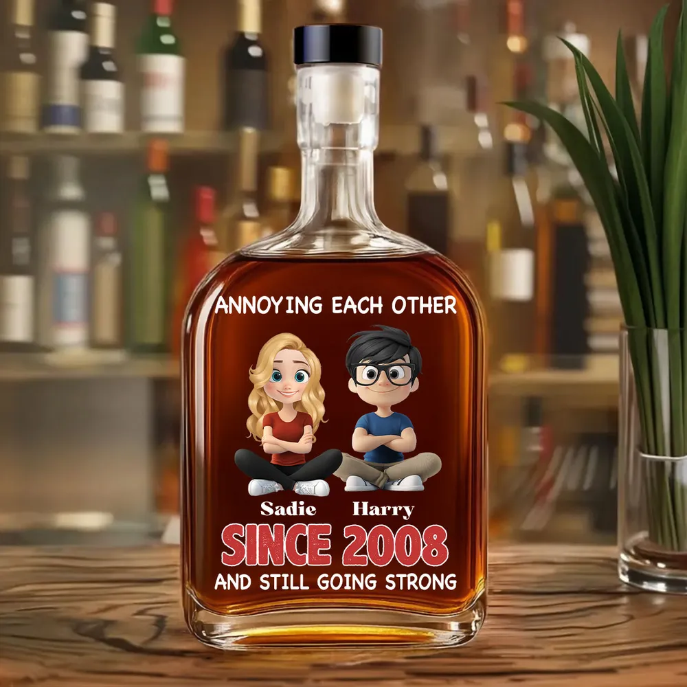 Forever In Love - Personalized Custom Spirits Decanter