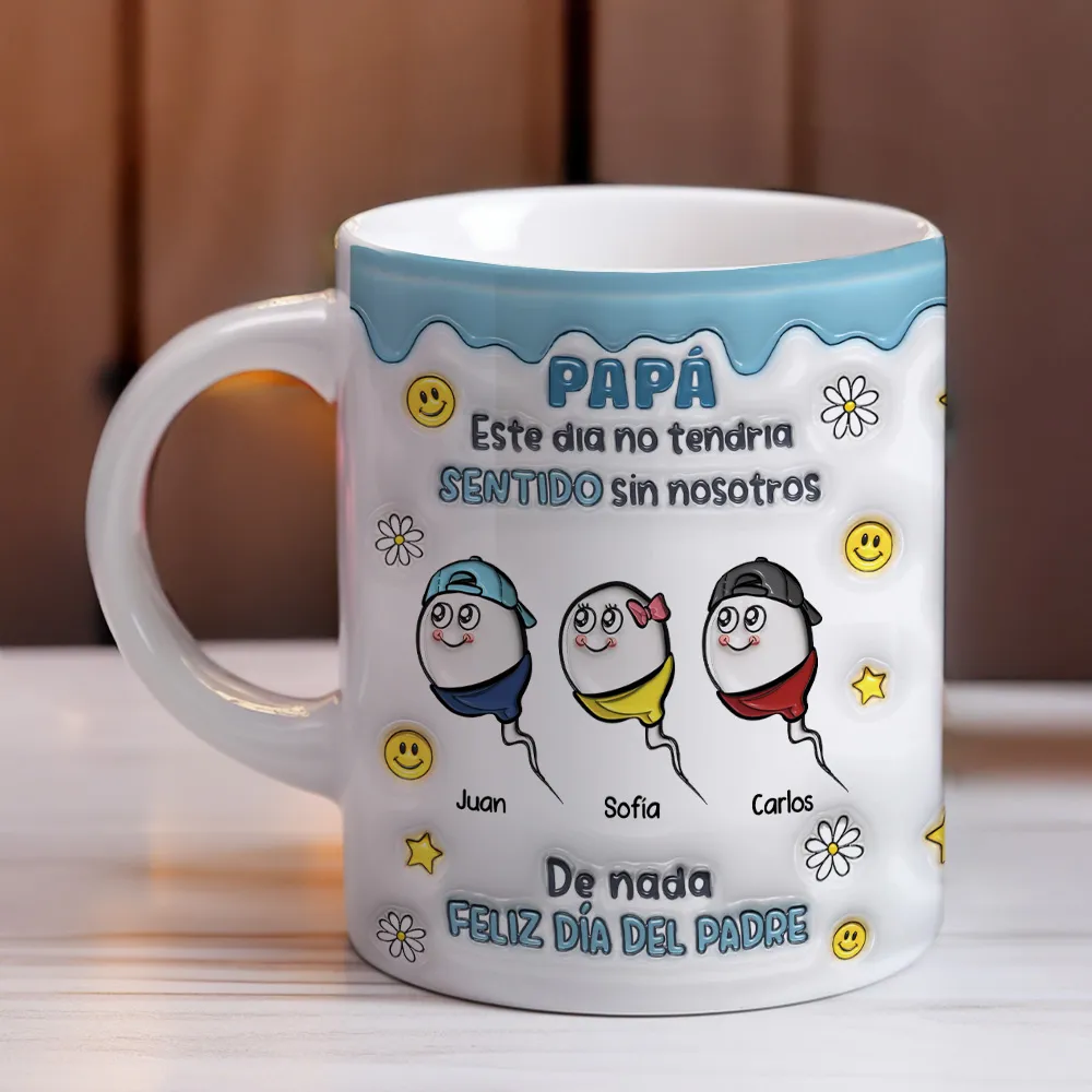 Sisters Are Different Flowers From The Same Garden - Personalized Custom 3D Inflated Effect Coffee Mug