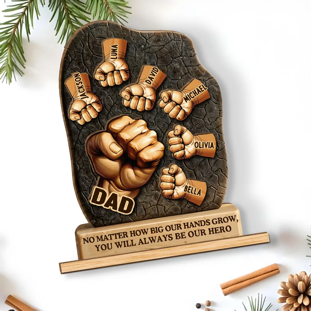 Meeting You Was Fate - Personalized Custom 2-Layer Wood Plaque With Flat Base