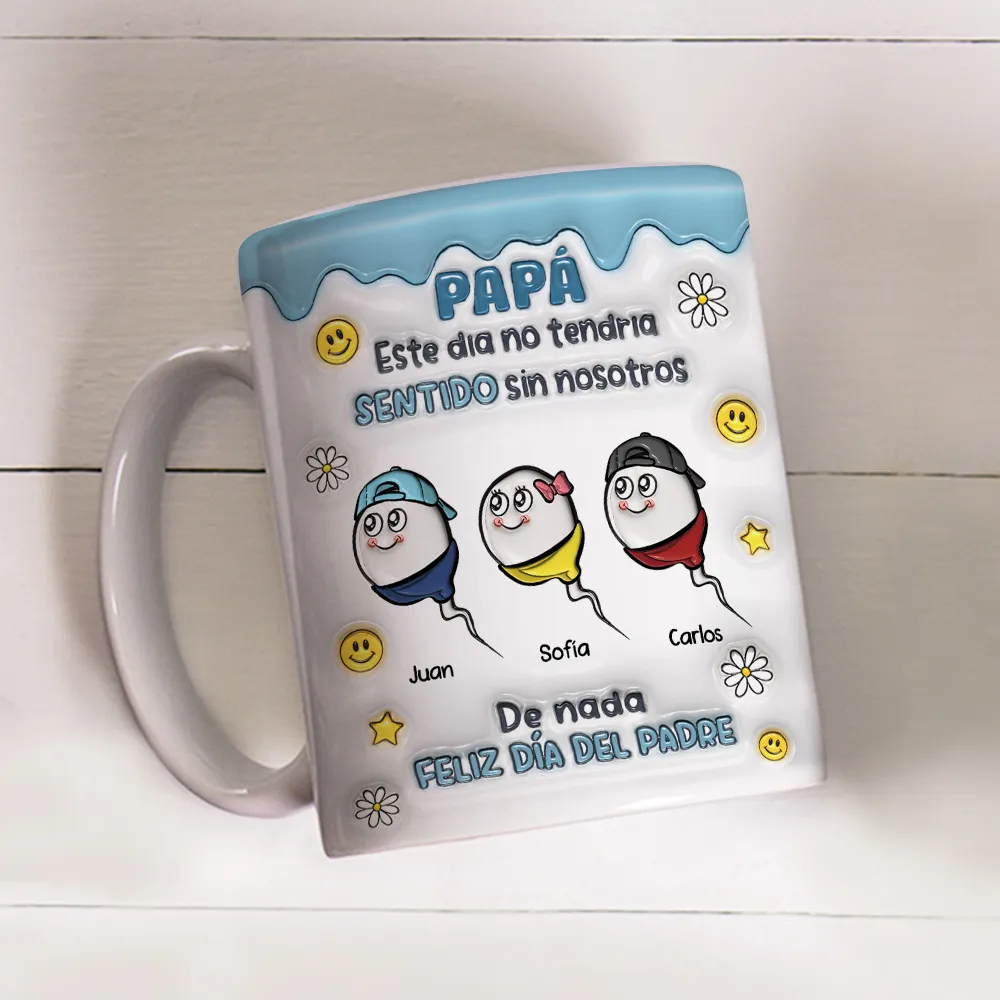 Sisters Are Different Flowers From The Same Garden - Personalized Custom 3D Inflated Effect Coffee Mug
